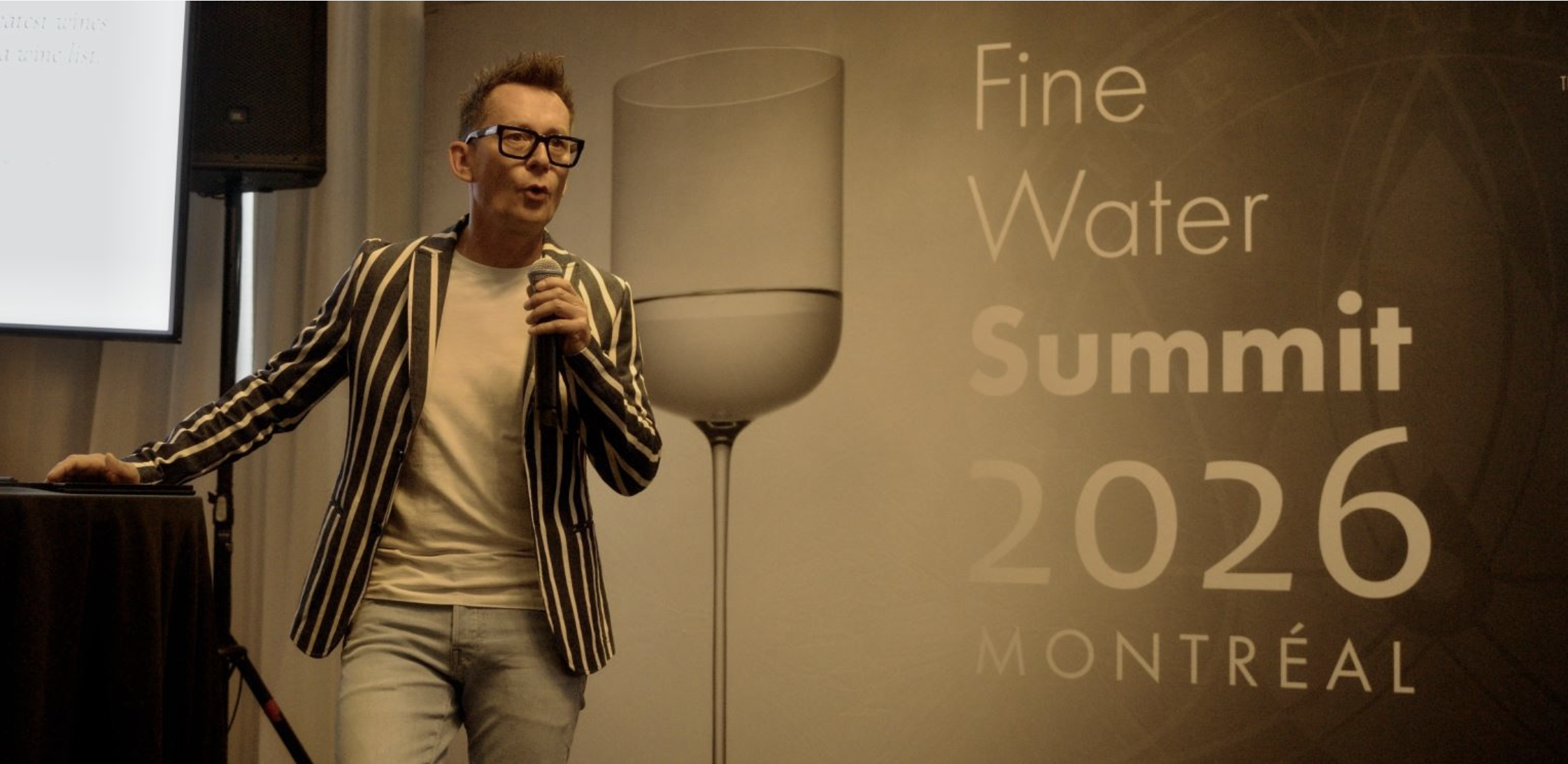 Pat Eckert at Fine Water Summit 2026 Montreal